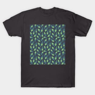 Colorful peacock feather pattern T-Shirt